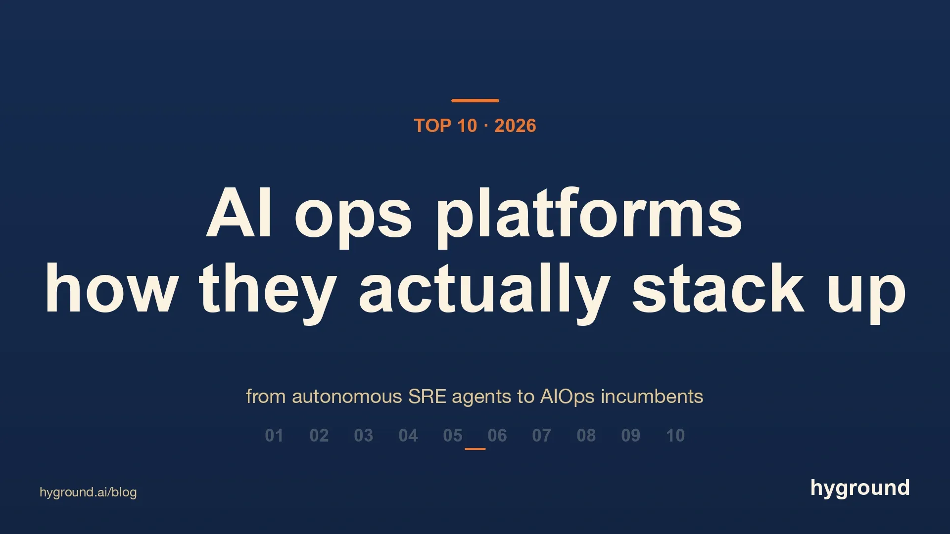 Top 10 AI ops platforms in 2026