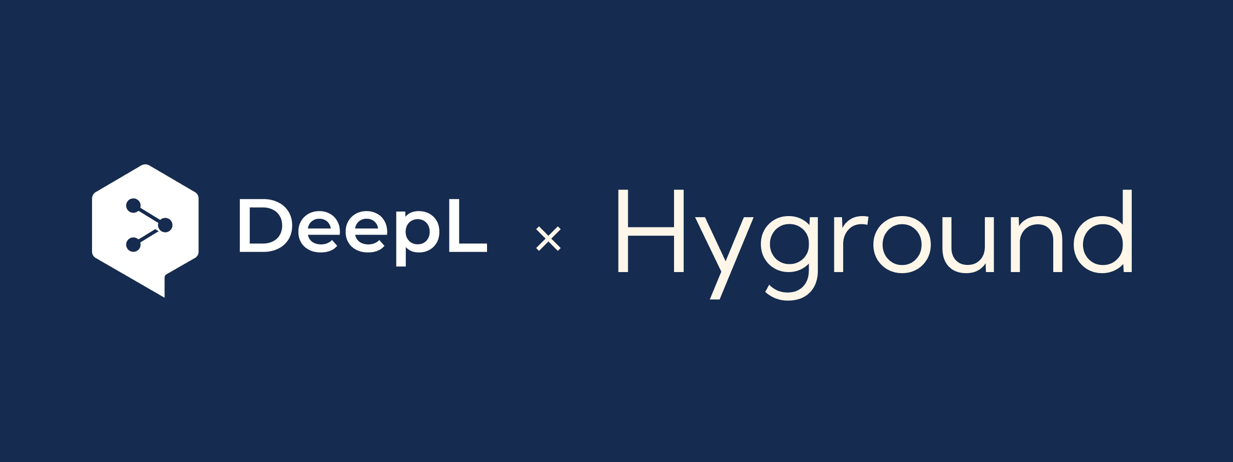 DeepL x Hyground